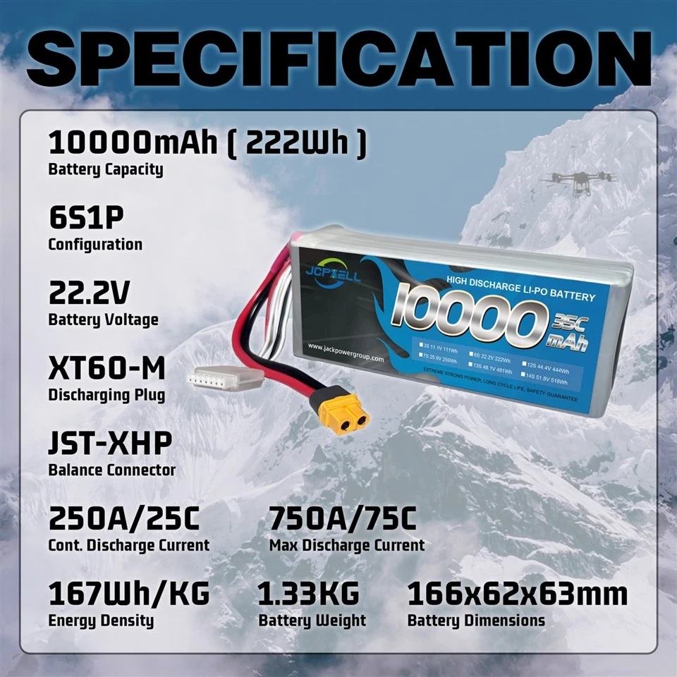 22.2 V FPV Battery