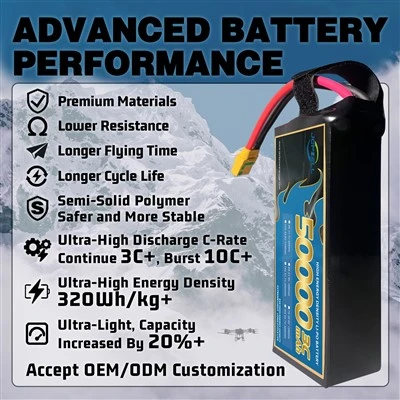 Batteria drone leggera